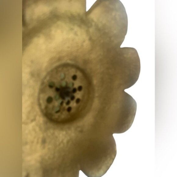 Antique GWTW FC Co Oil Parlor Lamp Bottom Brass Base w Pink tulips Floral Décor - Picture 7 of 7